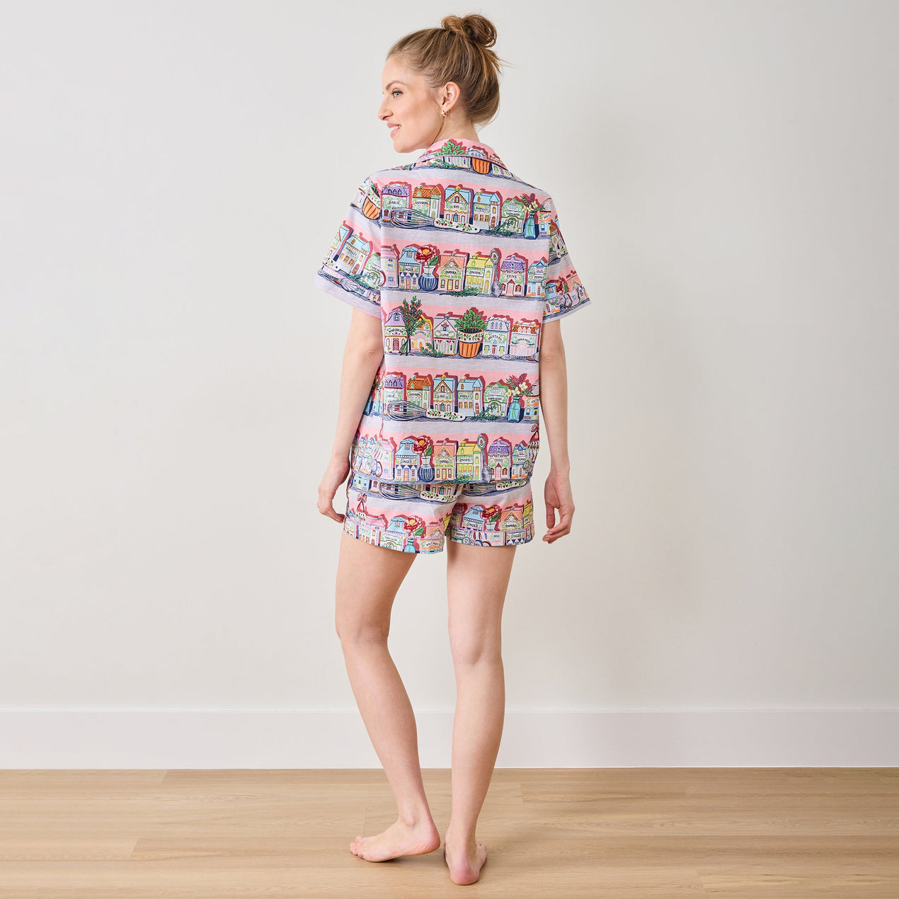 Lenox Spice Village x Printfresh Pink Kitchen Short PJ Set – Lenox