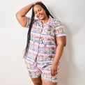 Lenox Spice Village x Printfresh Pink Kitchen Short PJ Set