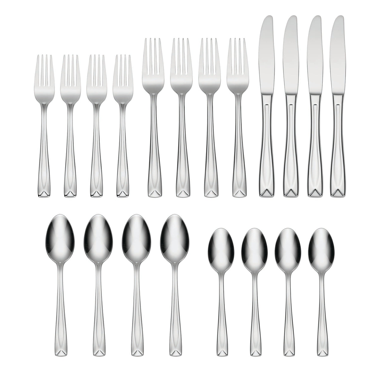 Lincoln 20-Piece Everyday Flatware Set, Service for 4