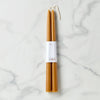 Dipped Miel 12" Taper Candle, Set of 2