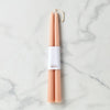 Dipped Petal 12" Taper Candle Pair, Set of 2
