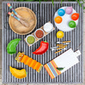 Bamboo Handle 20-Piece Flatware Set
