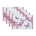 DTOC Lenox Butterfly Meadow Floral Placemats, Set of 4