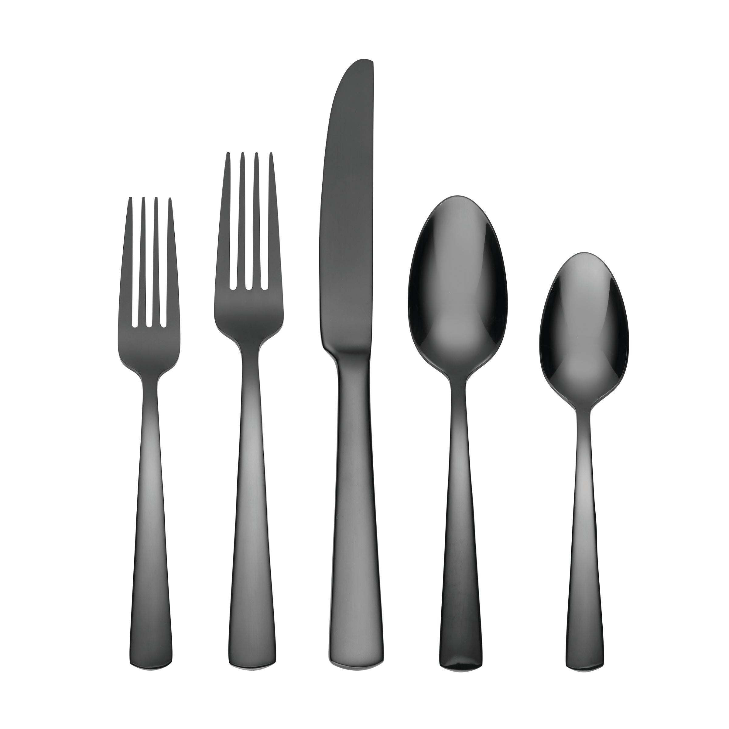 Aptitude Midnight Glossy 20-Piece Flatware Set – Lenox Corporation