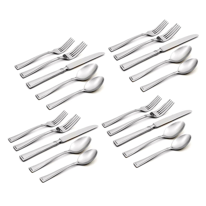 Butler 20 Piece Everyday Flatware Set, Service For 4