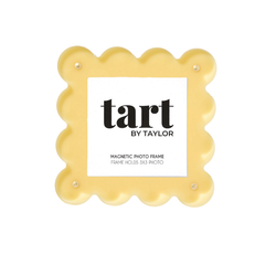 Mini Butter Yellow Scalloped Acrylic Photo Frame