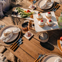 Bamboo Handle 20-Piece Flatware Set