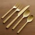 Chef's Table Champagne 20 Piece Everyday Flatware Set, Service For 4