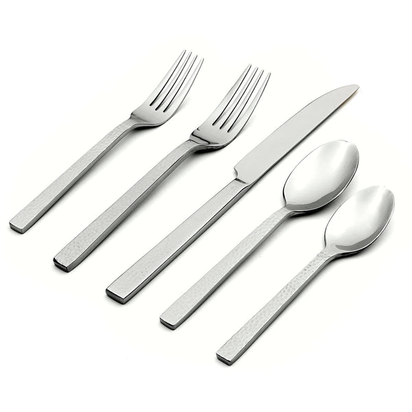 【Oneida】 クイーンエリザベスⅡ ディナーセット 5名用25本組 Aquarius Satin 5 Piece Place Setting – Lenox Corporation