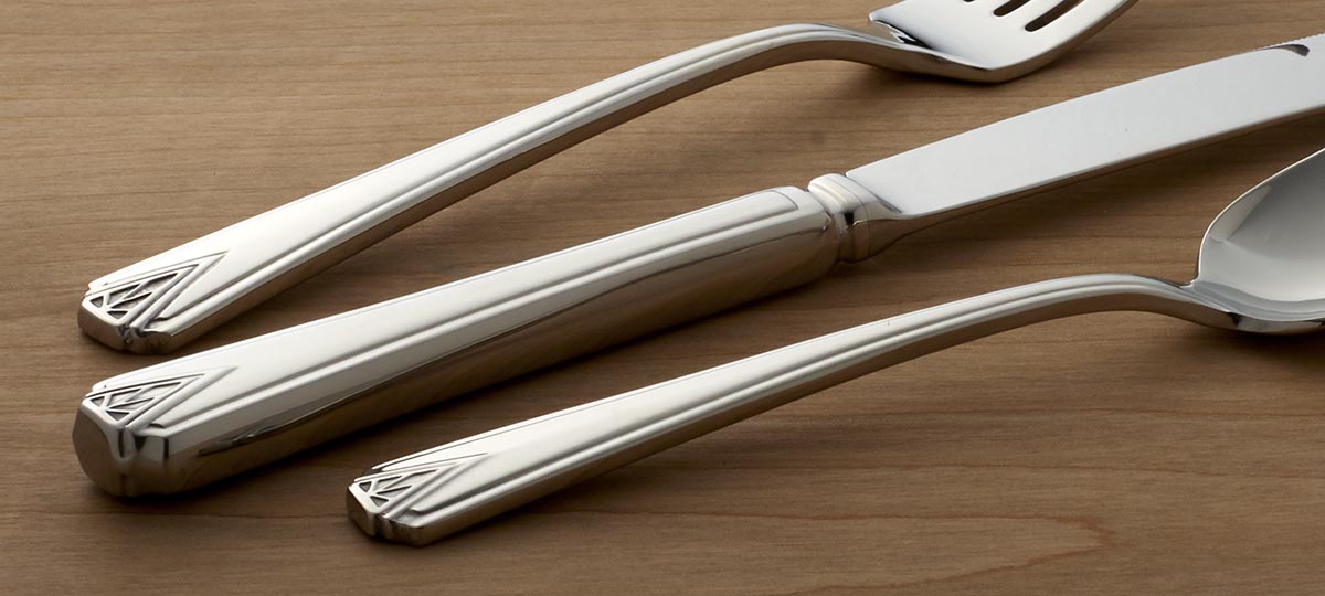 Deauville 1929 45 Piece Fine Flatware Set, Service For 8