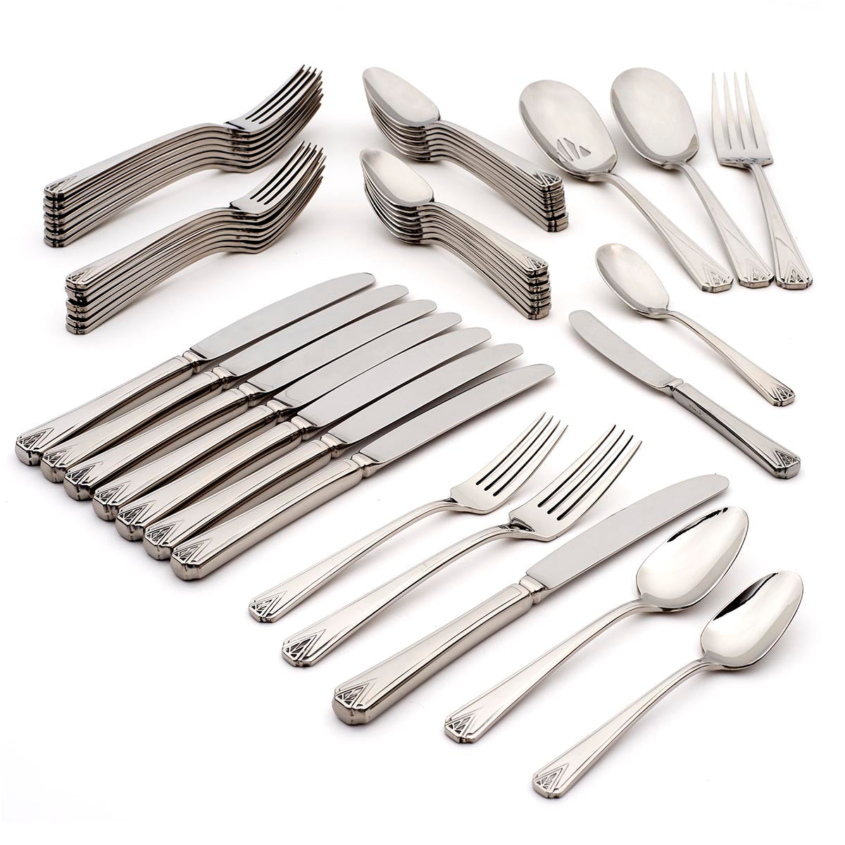 Deauville 1929 45 Piece Fine Flatware Set, Service For 8