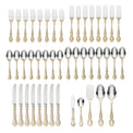 Golden Mandolina 45-Piece Flatware Set