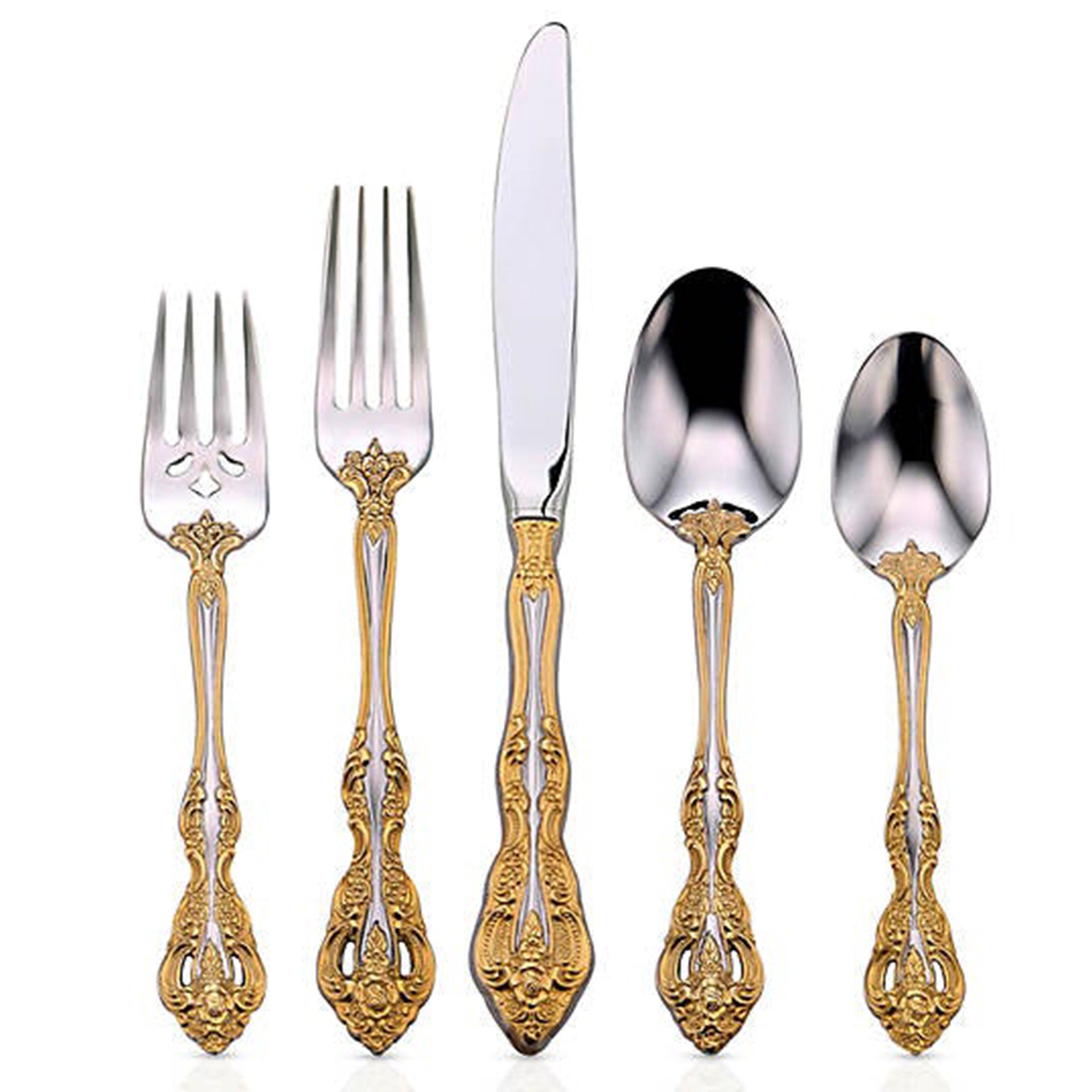 Golden Michelangelo 20-Piece Flatware Set – Lenox Corporation