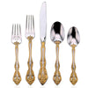 Golden Michelangelo 20-Piece Flatware Set