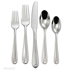 Oneida Gable Set Posate 42 Pezzi - Acciaio Inossidabile 18/0 - Design Classico Moderno - Argento