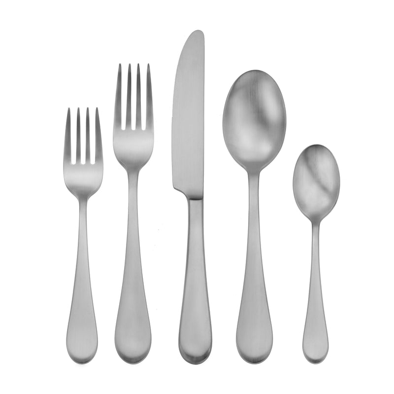 Satin Icarus 45-Piece Everyday Flatware Set, Service for 8