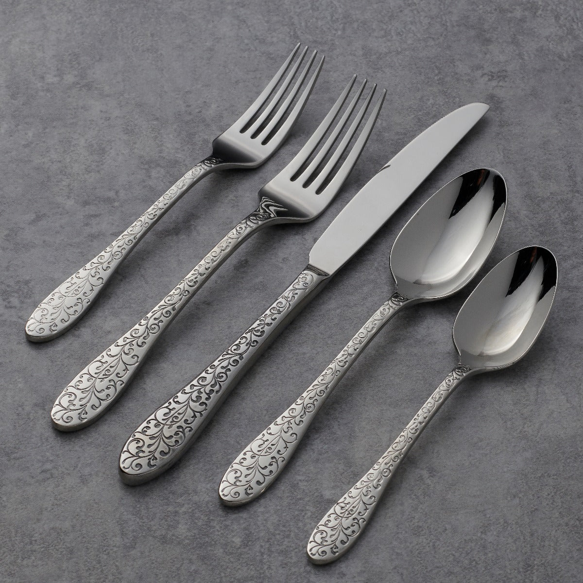 Ivy Flourish 20 Piece Fine Flatware Set – Lenox Corporation Ivy Flourish 20 Piece Fine Flatware Set – Lenox Corporation