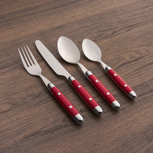 Jubilee Red 16-Piece Flatware Set