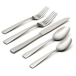 Oneida Satin Aquarius 20-Piece Stainless Flatware Set Oneida Satin Aquarius 20-Piece Stainless Flatware Set