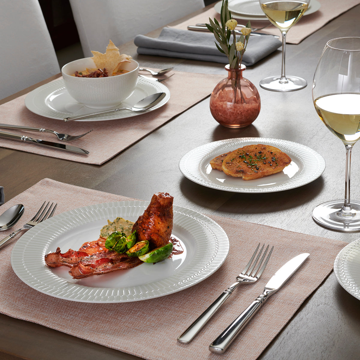 Oneida Easton ディナーフォーク&ナイフ　セット Easton 6-Piece Hostess Set – Lenox Corporation