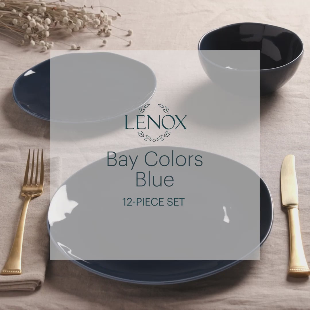 Bay Colors 12-Piece Dinnerware Set - Thumbnail 5
