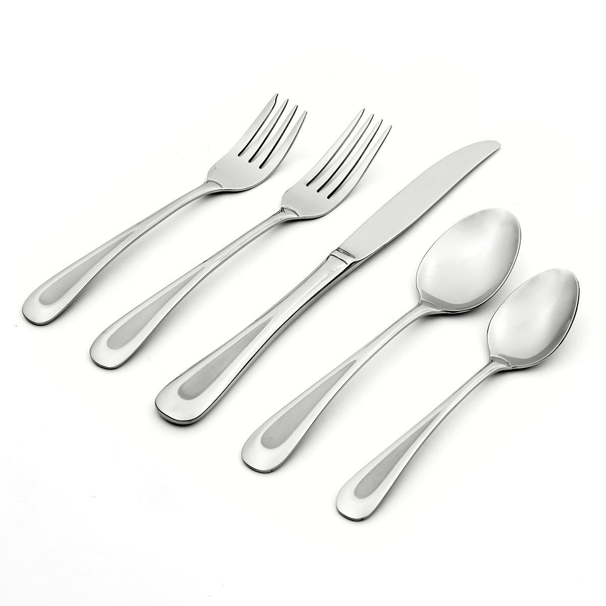 Satin Sand Dune 45-Piece Everyday Flatware Set, Service for 8