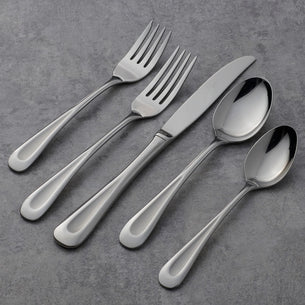 Satin Sand Dune 45-Piece Flatware Set