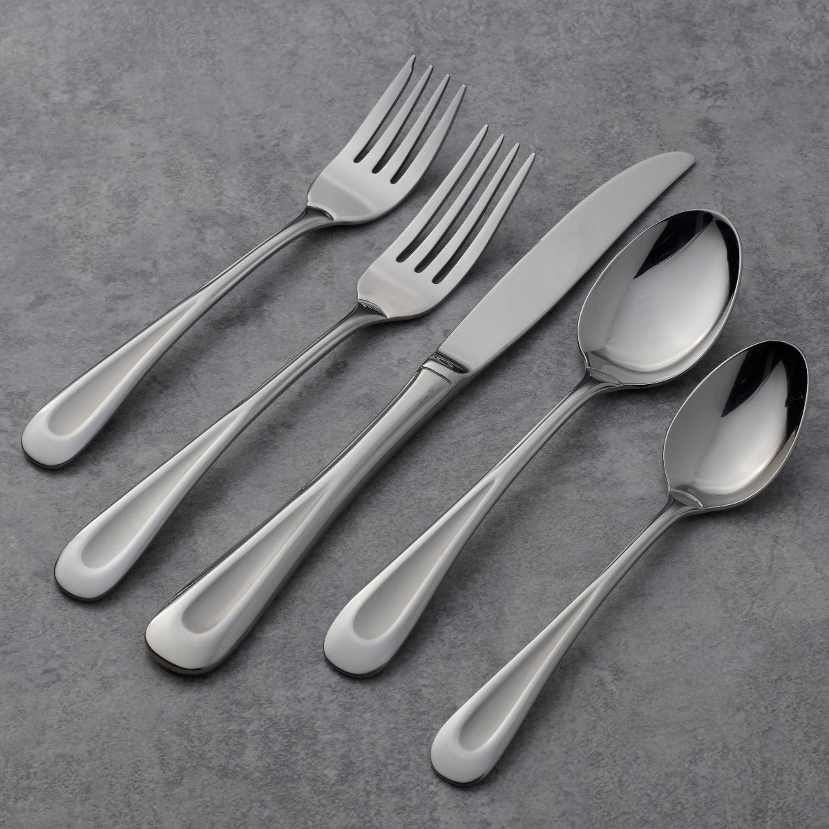 Satin Sand Dune 45-Piece Everyday Flatware Set, Service for 8