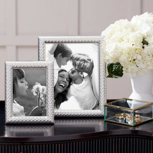 Watchband Silver 5x7 Photo Frame