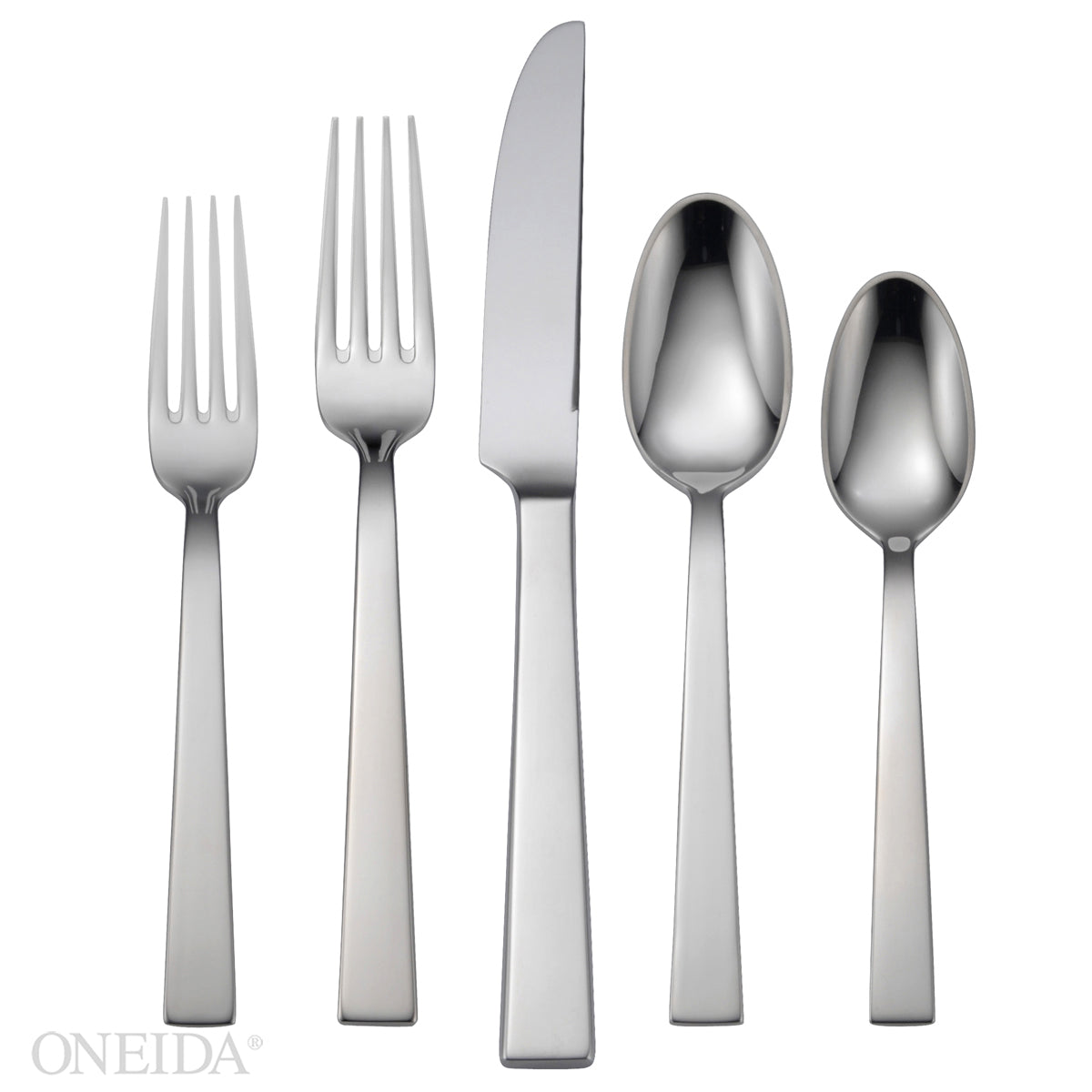 Aero 5 Piece Fine Flatware Place Setting, Service For 1
