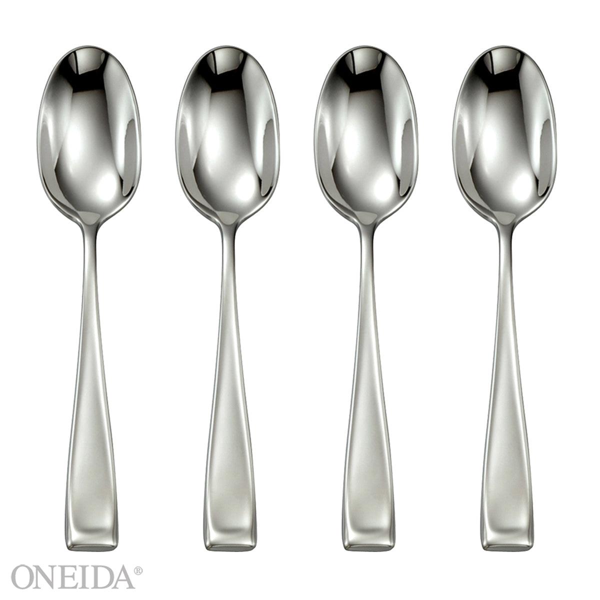 【Oneida】 メロンフォルムのティーサービス 4点 Moda Teaspoons, Set of 4 – Lenox Corporation