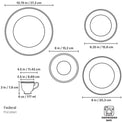 Federal Platinum 5-Piece Place Setting
