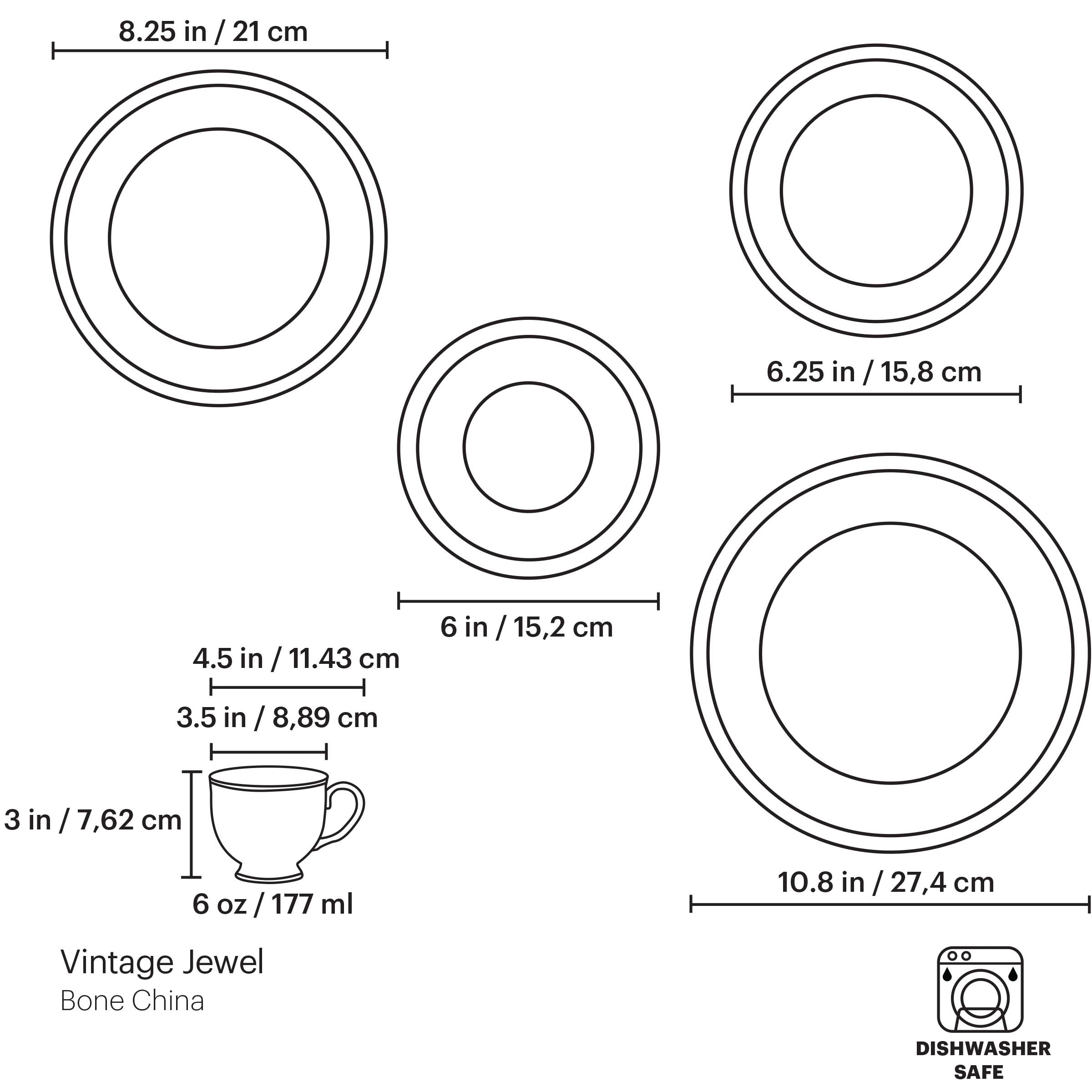 Vintage Jewel 5-Piece Place Setting – Lenox Corporation