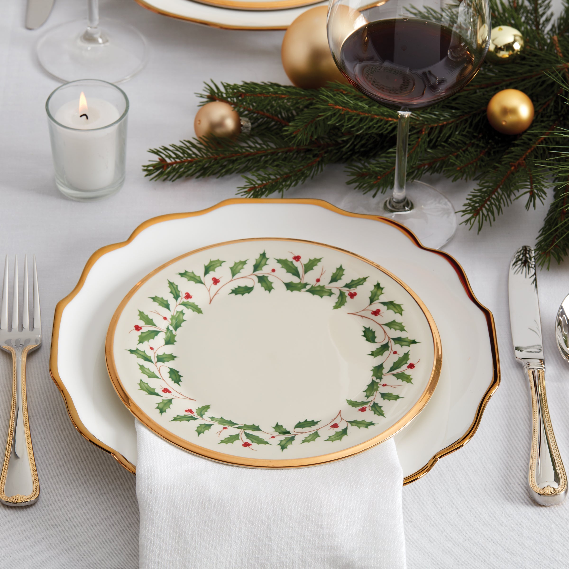 未使用 LENOX 21cmプレート6枚　クリスマス Holiday Salad Plate – Lenox Corporation
