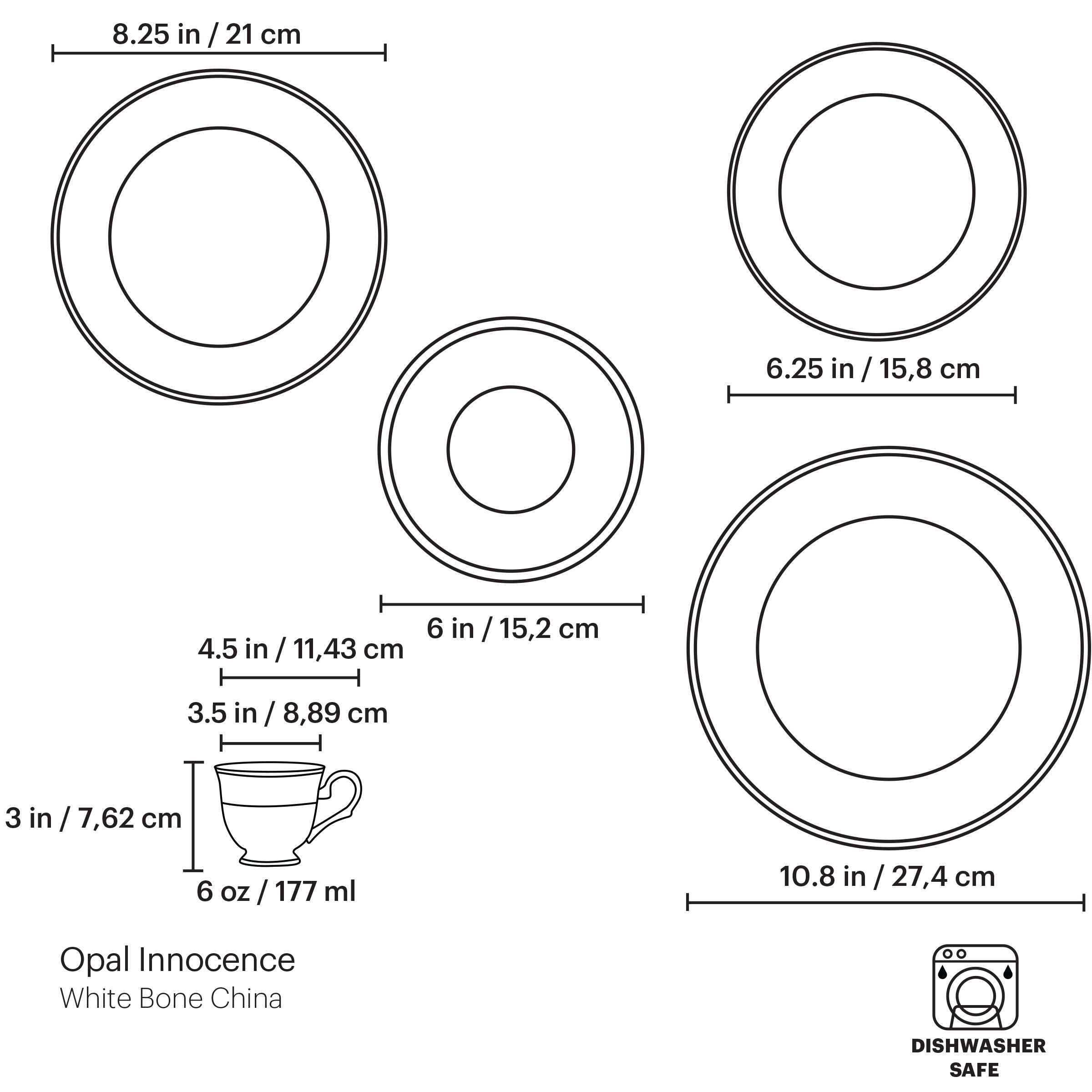 Opal Innocence 5-Piece Place Setting – Lenox Corporation