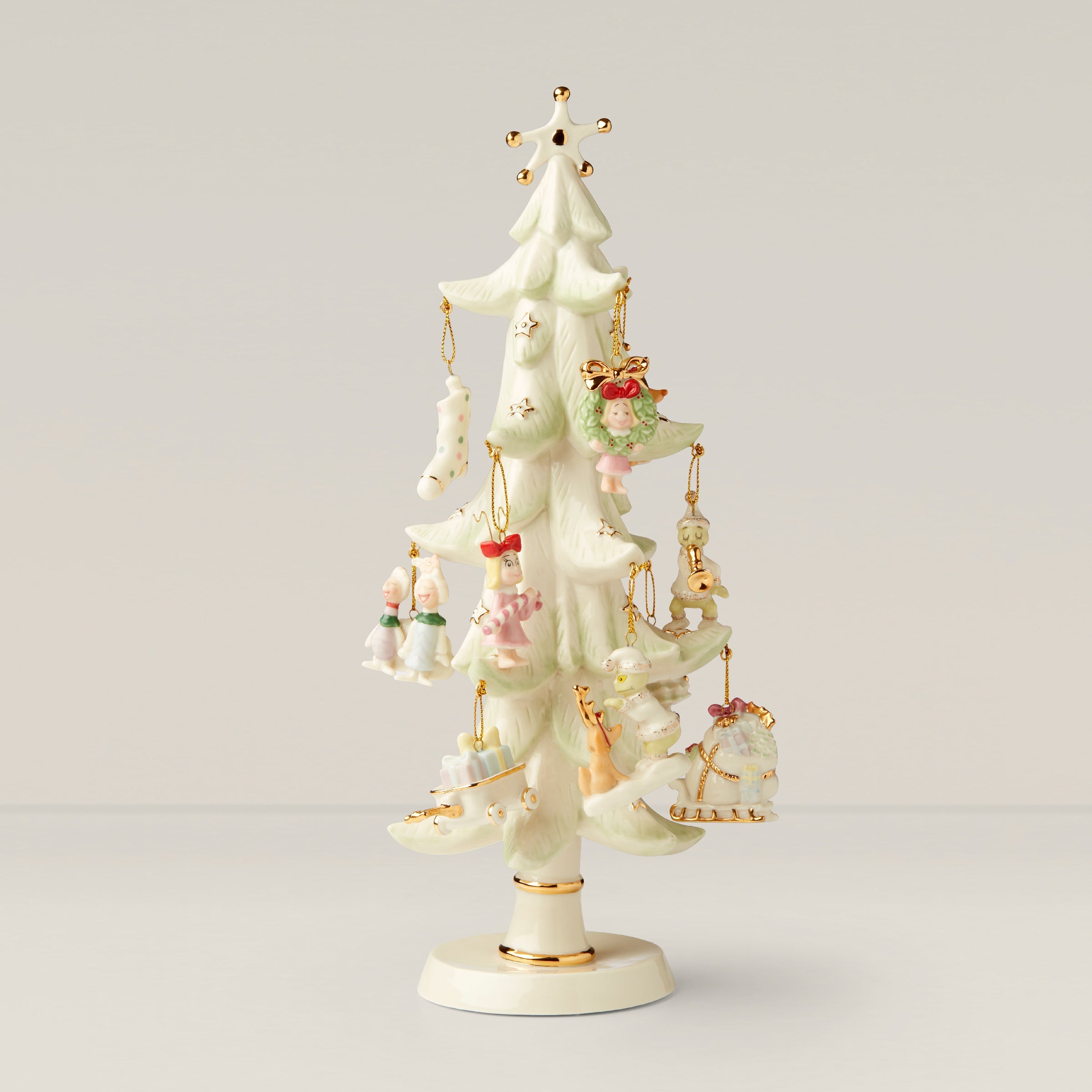 グリンチ クリスマスデコレーション 3フィート How The Grinch Stole Christmas 12-Piece Ornament & Tree Set