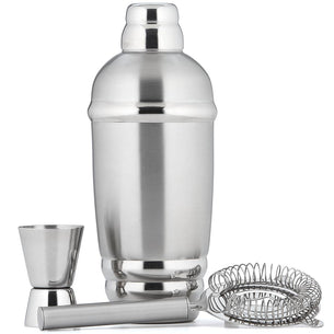 Tuscany Classics Stainless Steel Cocktail Shaker & Strainer Set
