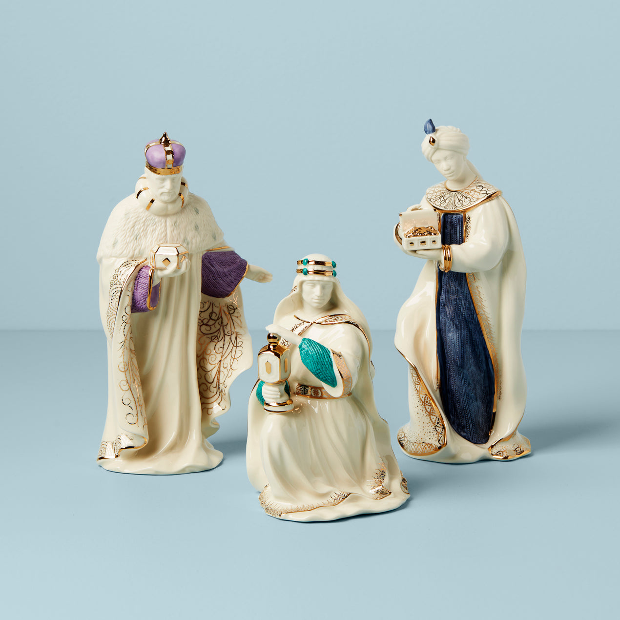First Blessing Nativity Three Kings Figurine Set – Lenox Corporation