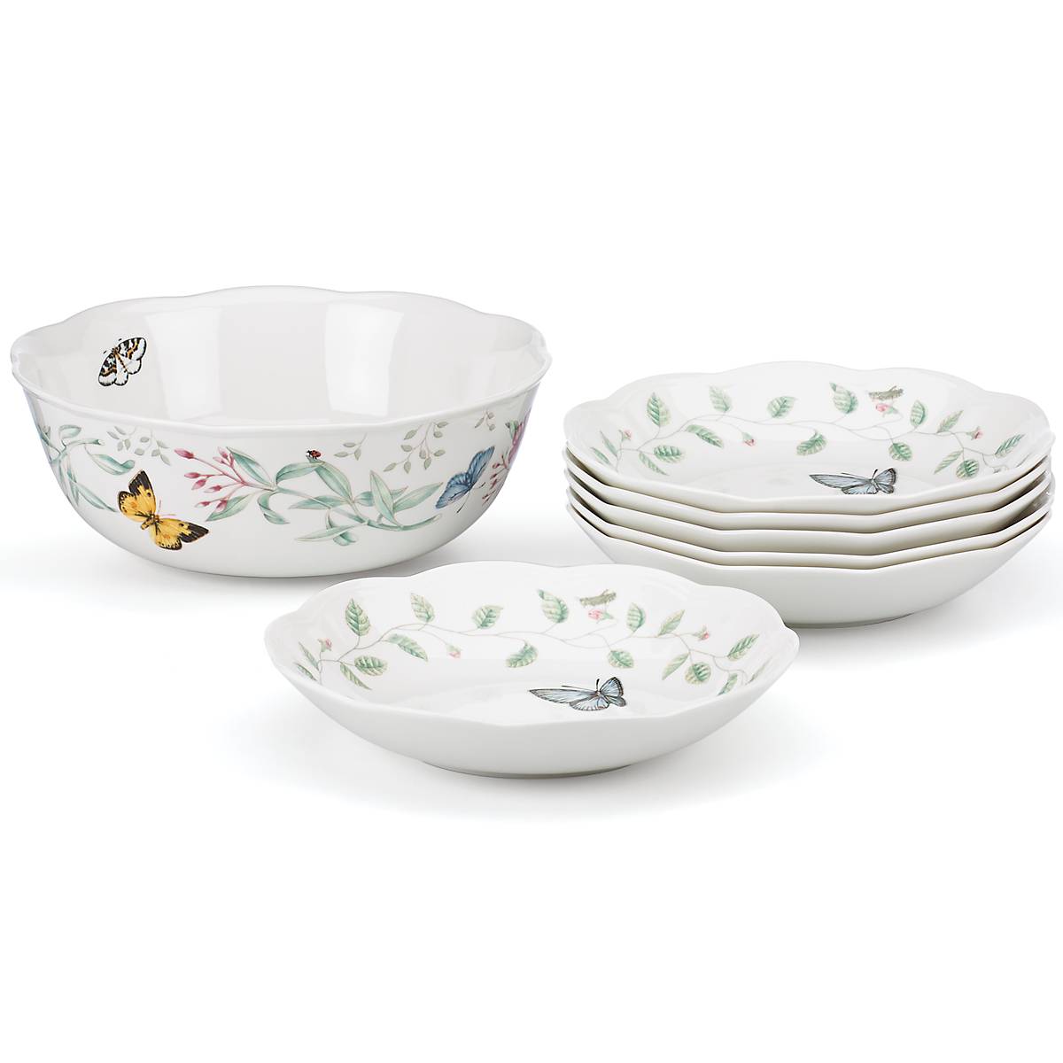 Butterfly Meadow 7-Piece Bowl Set – Lenox Corporation