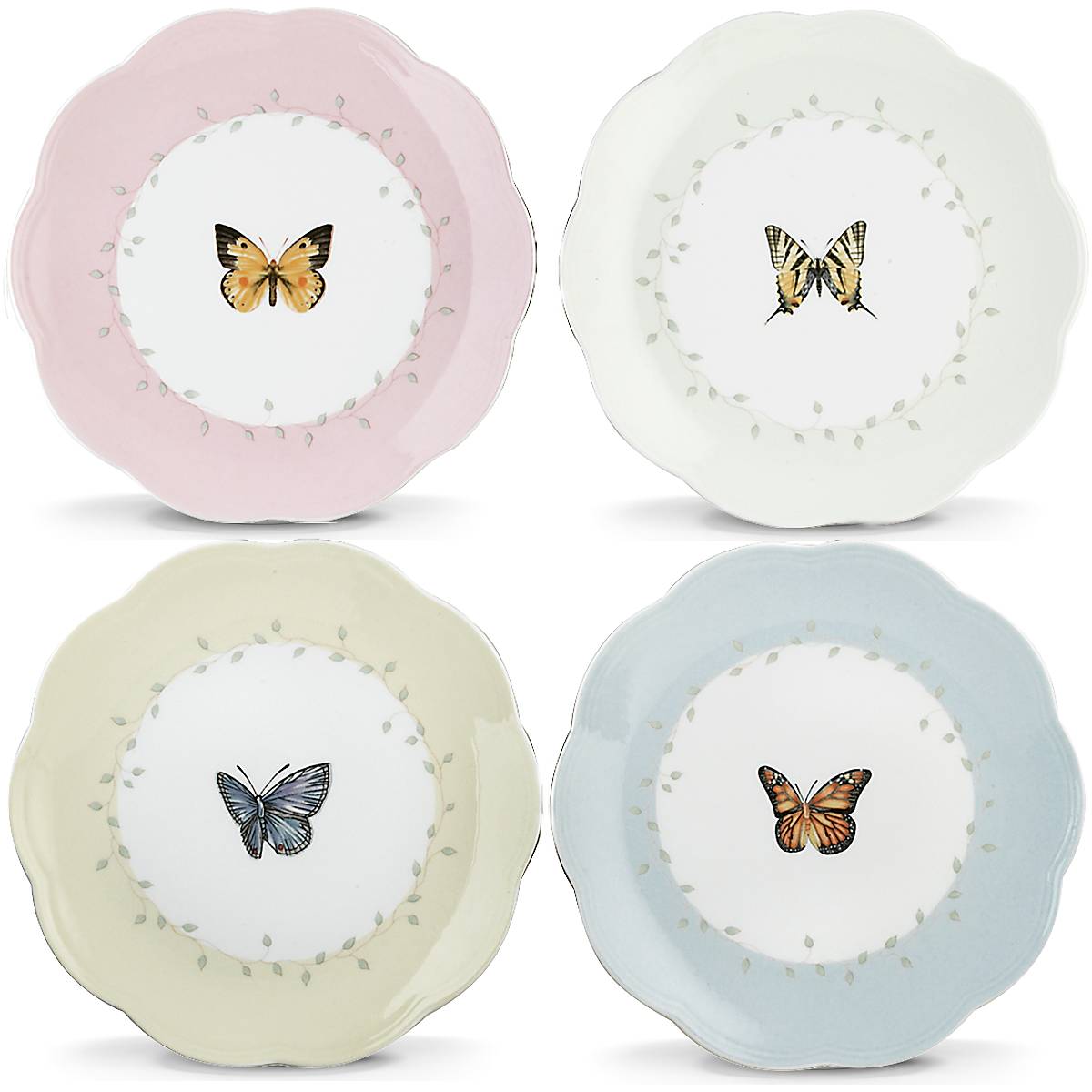 Butterfly Meadow 4-Piece Dessert Set – Lenox Corporation