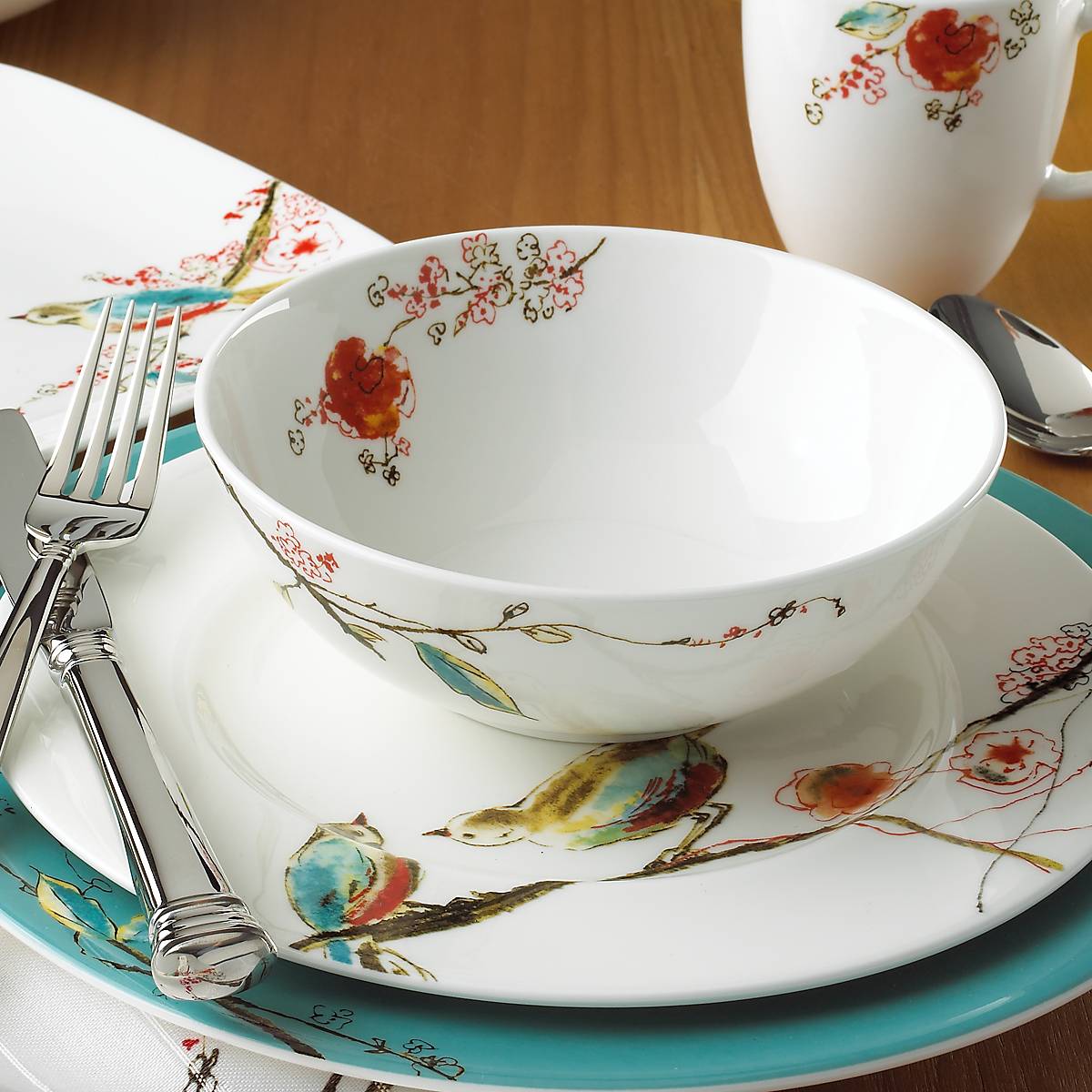 LENOX プレート　計8枚 Chirp Salad Plate – Lenox Corporation