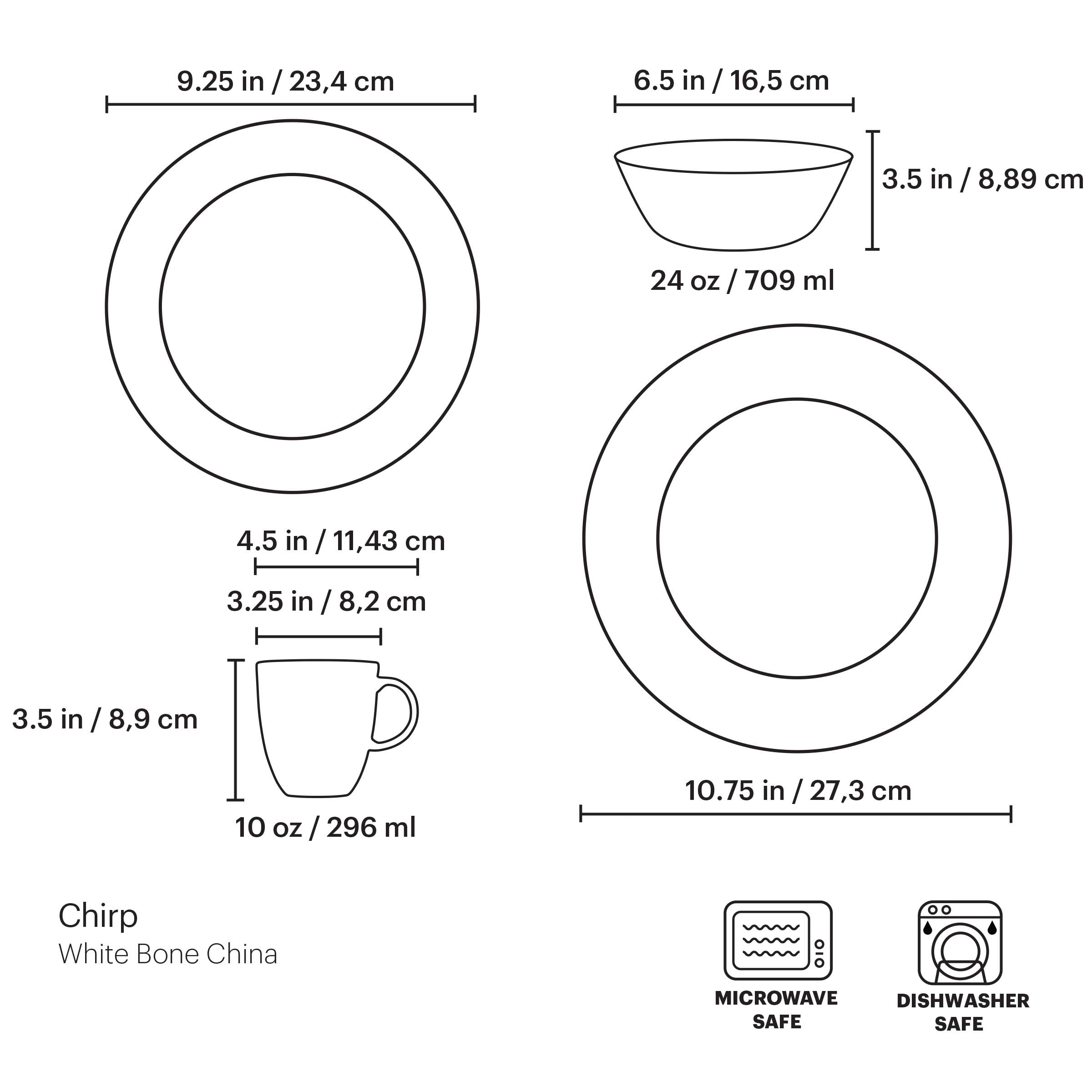 Chirp 4-Piece Place Setting – Lenox Corporation