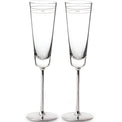 Darling Point&#8482; "Mr." and "Mrs." 2-piece Champagne Flute Set