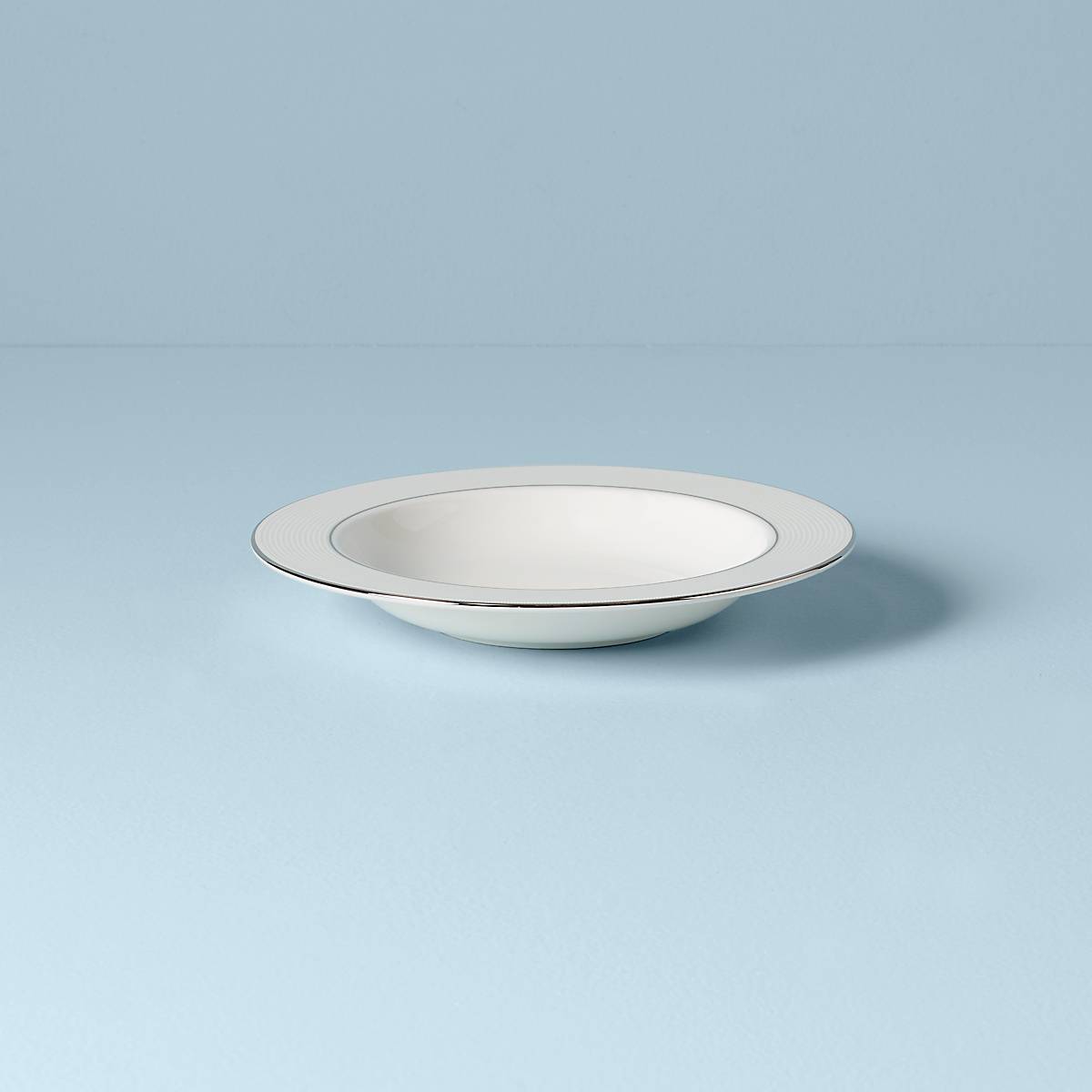Opal Innocence Stripe Rimmed Soup Bowl – Lenox Corporation