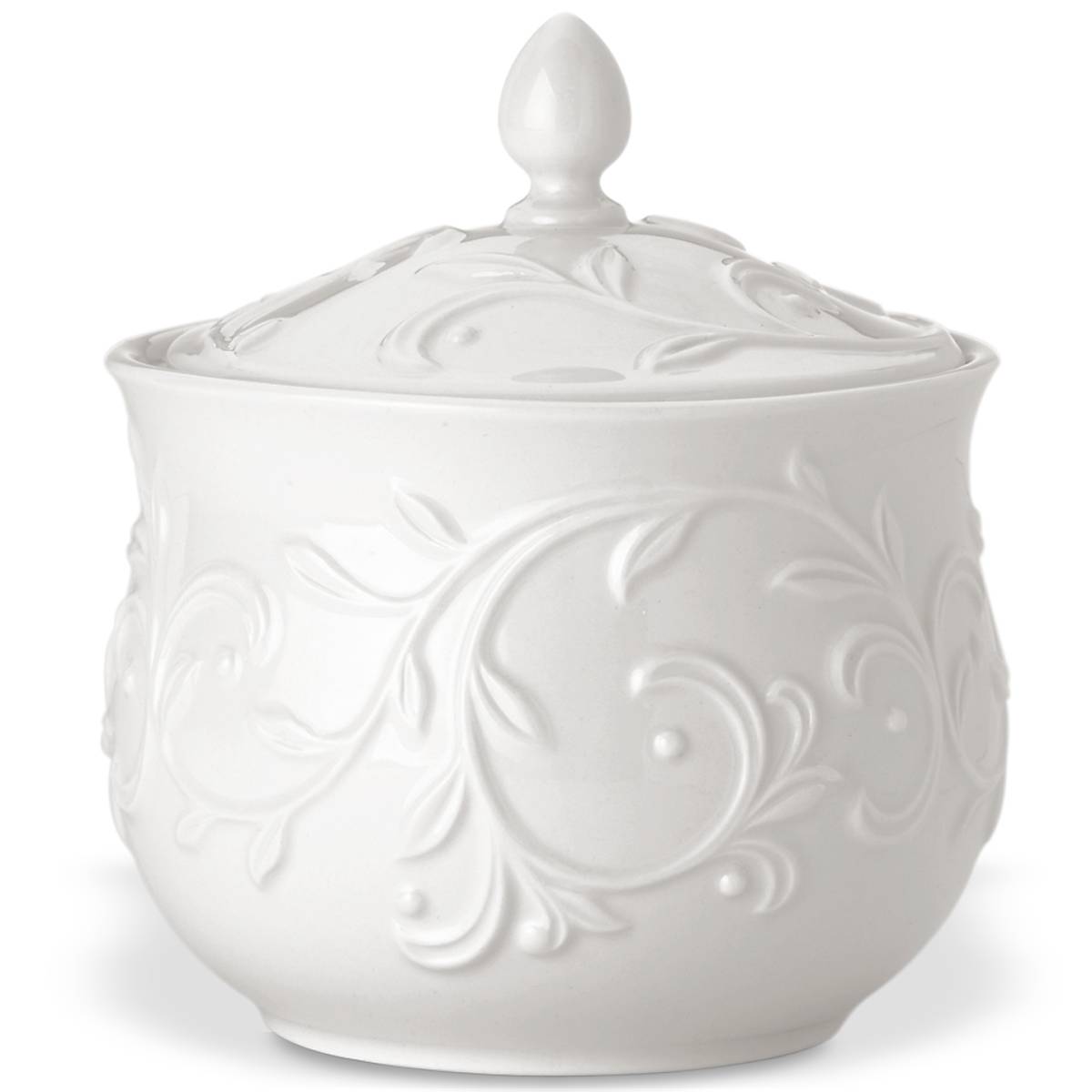 Opal Innocence Carved Sugar Bowl