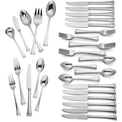 Portola 65-Piece Flatware Set, Service for 12 with Serving Set
