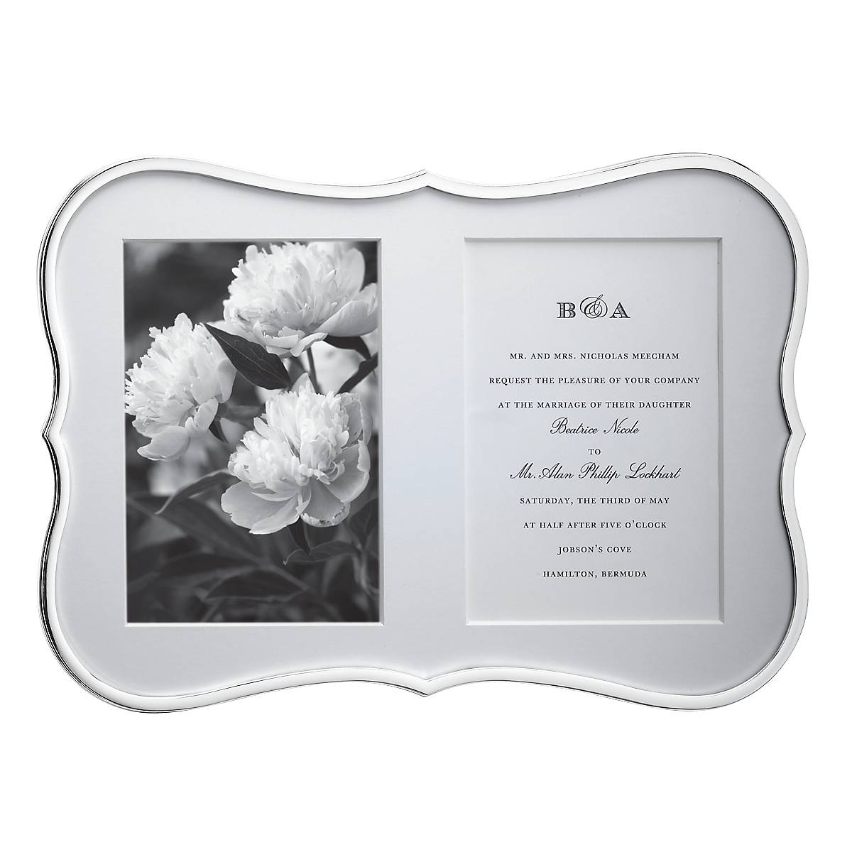 cambridge silversmiths Crown Point Double 5" x 7" Frame