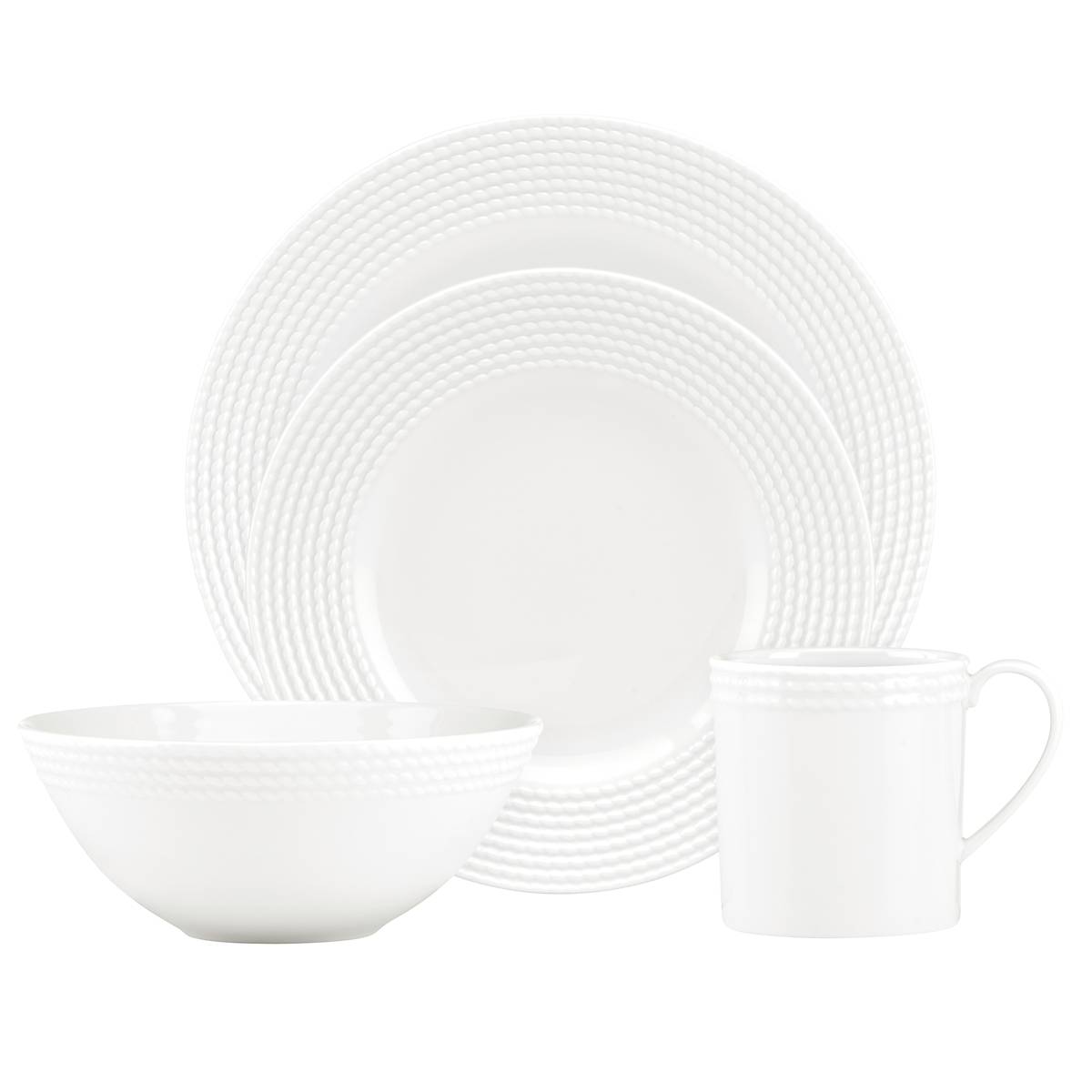 kate spade LENOX食器セット 4枚 Wickford 4-Piece Place Setting – Lenox Corporation