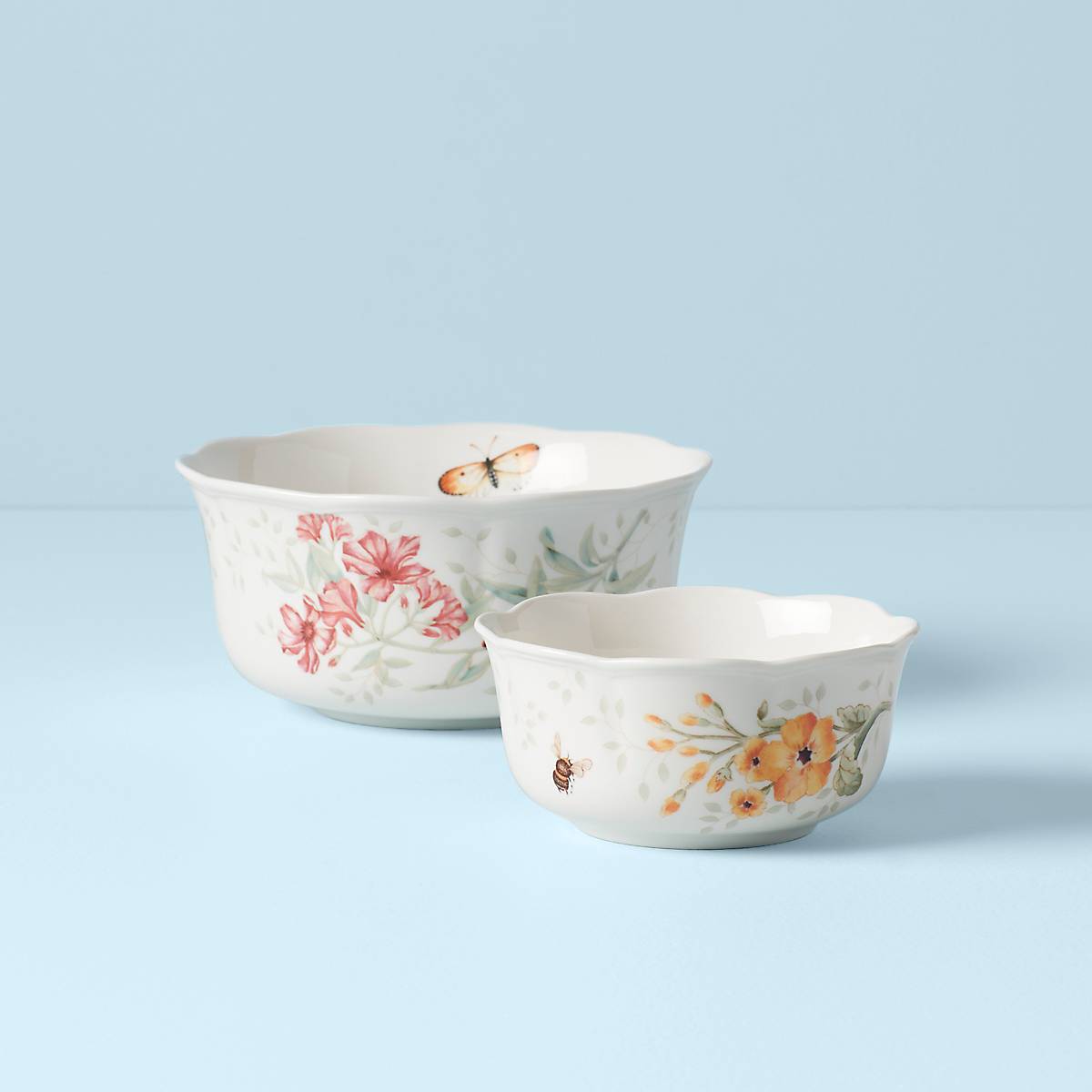 Butterfly Meadow 2-Piece Bowl Set – Lenox Corporation