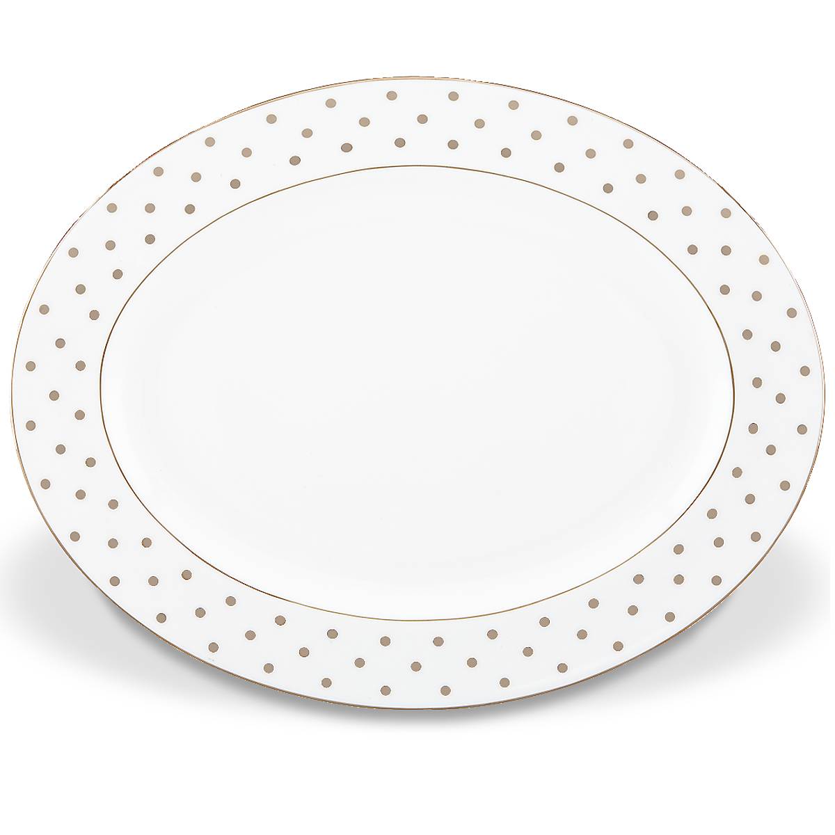 cambridge silversmiths Larabee Road Platinum 16" Oval Serving Platter